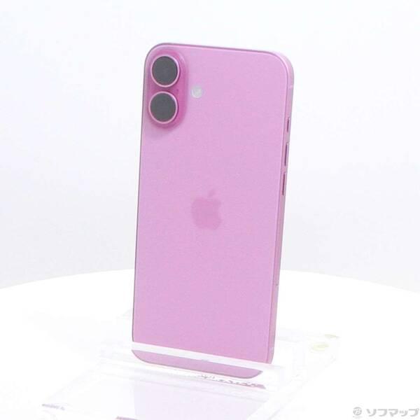 〔中古〕Apple(アップル) iPhone16 Plus 128GB ピンク MXVD3J／A SIMフリー〔276-ud〕 | 