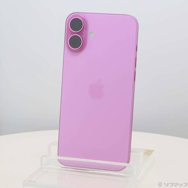 〔中古〕Apple(アップル) iPhone16 Plus 128GB ピンク MXVD3J／A SIMフリー〔198-ud〕 | 