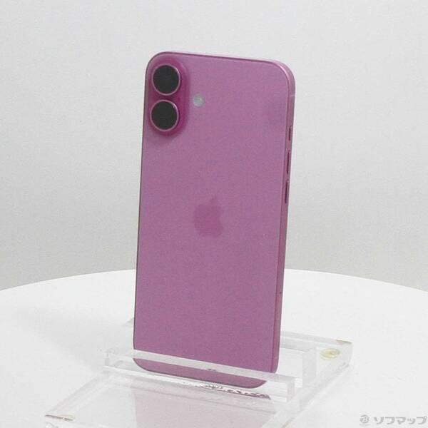 〔中古〕Apple(アップル) iPhone16 Plus 128GB ピンク MXVD3J／A SIMフリー〔258-ud〕 | 