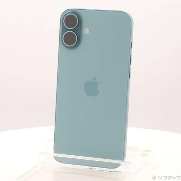 〔中古〕Apple(アップル) iPhone16 Plus 128GB ティール MXVF3J／A SIMフリー〔198-ud〕 | 