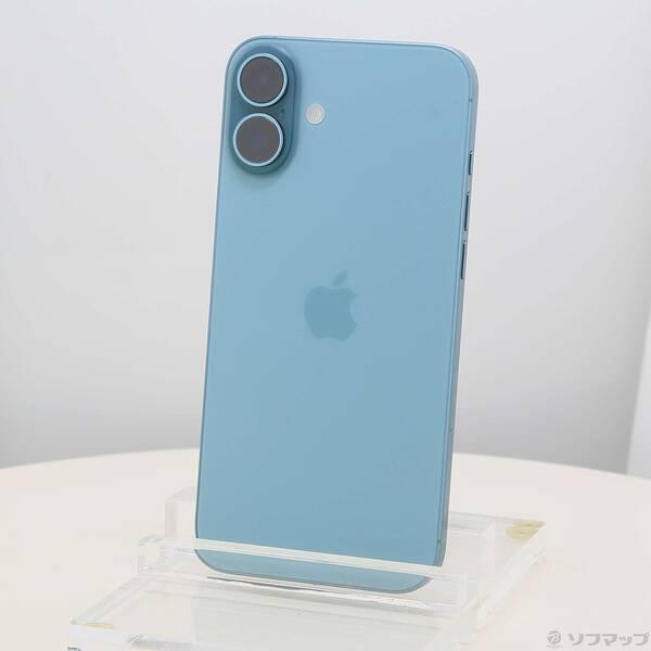 〔中古〕Apple(アップル) iPhone16 Plus 128GB ティール MXVF3J／A SIMフリー〔377-ud〕 | 
