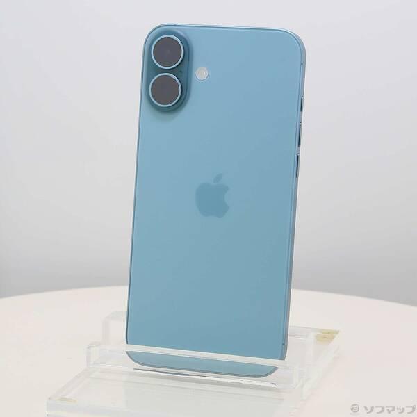 〔中古〕Apple(アップル) iPhone16 Plus 128GB ティール MXVF3J／A SIMフリー〔368-ud〕 | 