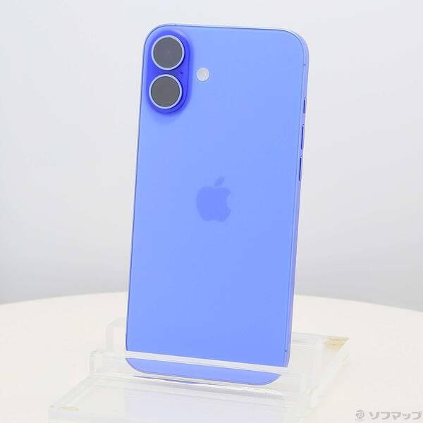 〔中古〕Apple(アップル) iPhone16 Plus 128GB ウルトラマリン MXVE3J／A SIMフリー〔258-ud〕 | 