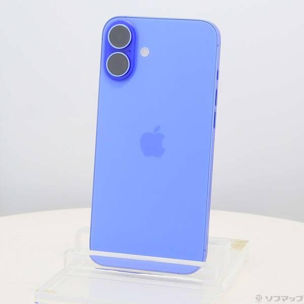 〔中古〕Apple(アップル) iPhone16 Plus 128GB ウルトラマリン MXVE3J／A SIMフリー〔349-ud〕 | 