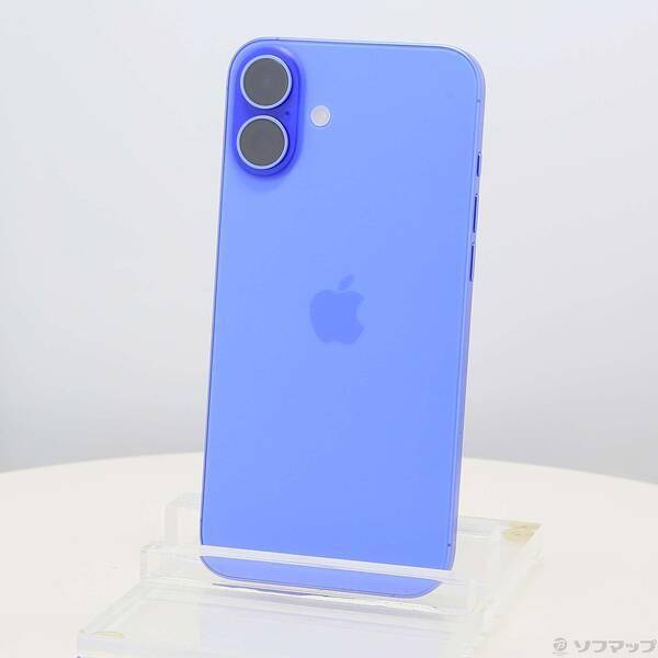 〔中古〕Apple(アップル) iPhone16 Plus 128GB ウルトラマリン MXVE3J／A SIMフリー〔297-ud〕 | 