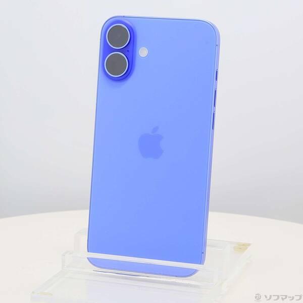 〔中古〕Apple(アップル) iPhone16 Plus 128GB ウルトラマリン MXVE3J／A SIMフリー〔258-ud〕 | 