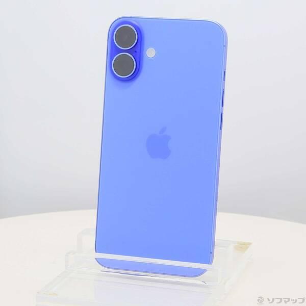 〔中古〕Apple(アップル) iPhone16 Plus 128GB ウルトラマリン MXVE3J／A SIMフリー〔305-ud〕 | 