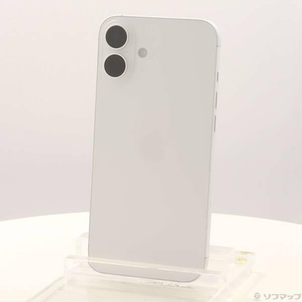 〔中古〕Apple(アップル) iPhone16 Plus 128GB ホワイト MXVC3J／A SIMフリー〔196-ud〕 | 