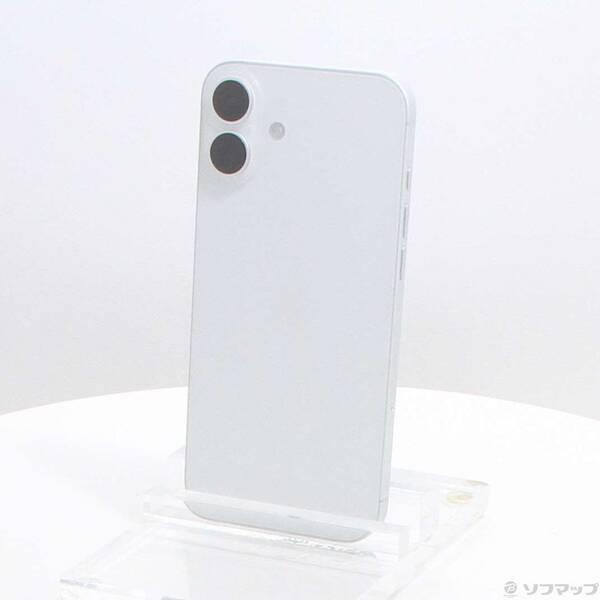 〔中古〕Apple(アップル) iPhone16 Plus 128GB ホワイト MXVC3J／A SIMフリー〔371-ud〕 | 