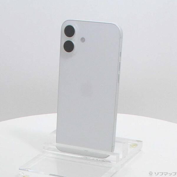 〔中古〕Apple(アップル) iPhone16 Plus 128GB ホワイト MXVC3J／A SIMフリー〔377-ud〕 | 