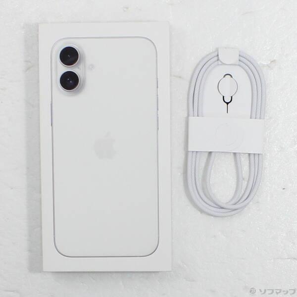 〔中古〕Apple(アップル) iPhone16 Plus 128GB ホワイト MXVC3J／A SIMフリー〔377-ud〕 |  | 04