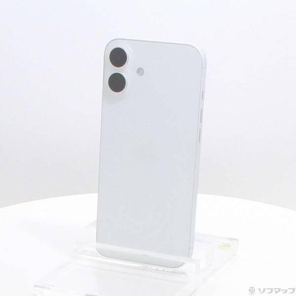 〔中古〕Apple(アップル) iPhone16 Plus 128GB ホワイト MXVC3J／A SIMフリー〔349-ud〕 | 