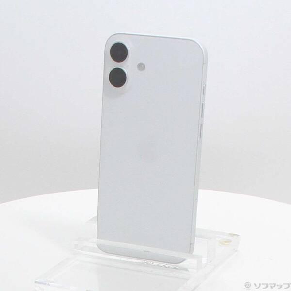 〔中古〕Apple(アップル) iPhone16 Plus 128GB ホワイト MXVC3J／A SIMフリー〔297-ud〕 | 