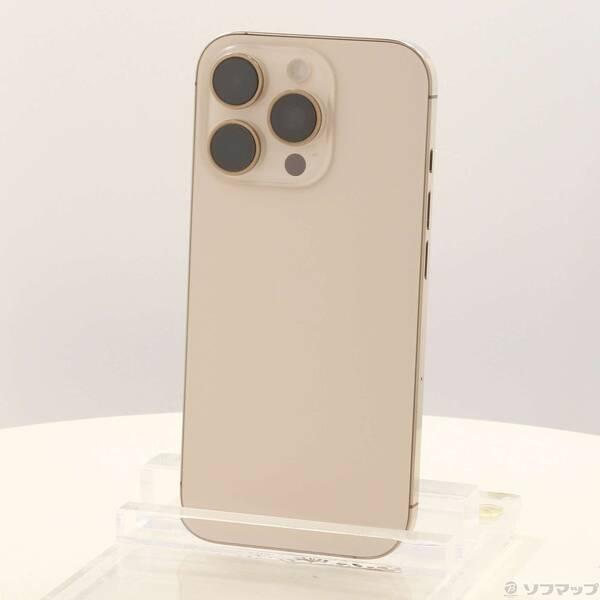〔中古〕Apple(アップル) iPhone16 Pro 256GB デザートチタニウム MYN23J／A SIMフリー〔349-ud〕 | 