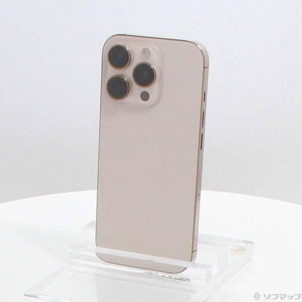 〔中古〕Apple(アップル) iPhone16 Pro 256GB デザートチタニウム MYN23J／A SIMフリー〔262-ud〕 | 