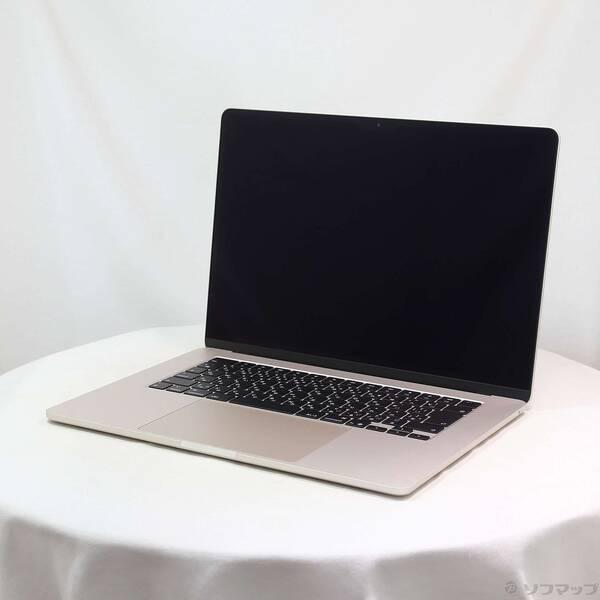 〔中古〕Apple(アップル) MacBook Air 15.3-inch Early-2026 MDVF4J／A Apple M5 10コアCPU_8コアGPU 24GB SSD1TB スターライト 〔26.3 Tahoe〕〔258-ud〕 | 