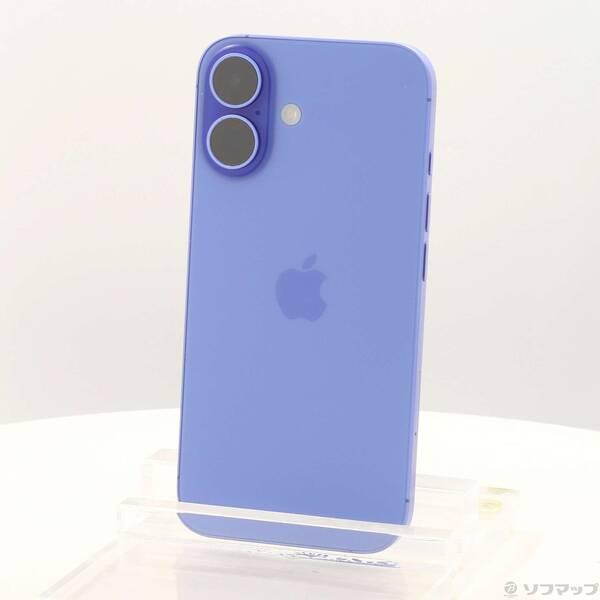 〔中古〕Apple(アップル) iPhone16 128GB ウルトラマリン MYDU3J／A SIMフリー〔352-ud〕 | 