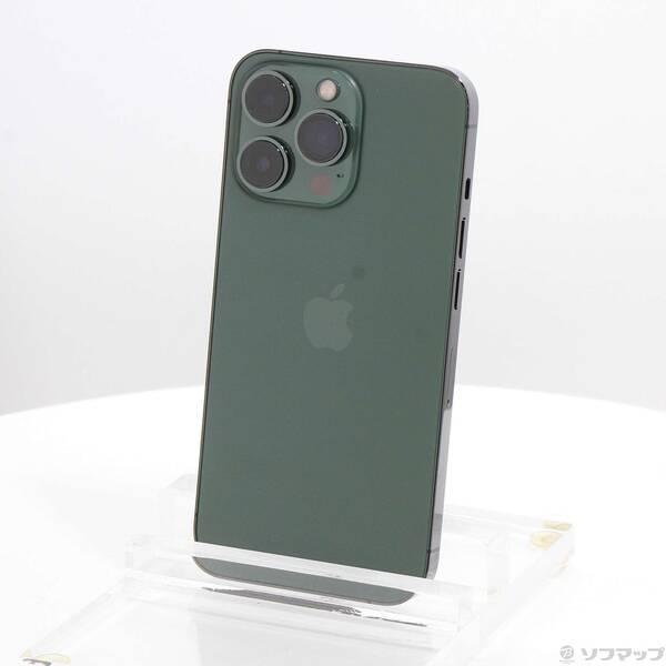 〔中古〕Apple(アップル) iPhone13 Pro 256GB アルパイングリーン MNDY3J／A SIMフリー〔295-ud〕 | 