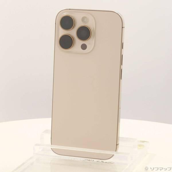 〔中古〕Apple(アップル) iPhone16 Pro 256GB デザートチタニウム MYN23J／A SIMフリー〔377-ud〕 | 