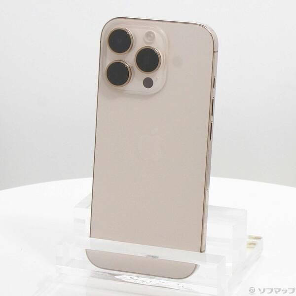 〔中古〕Apple(アップル) iPhone16 Pro 256GB デザートチタニウム MYN23J／A SIMフリー〔377-ud〕 | 