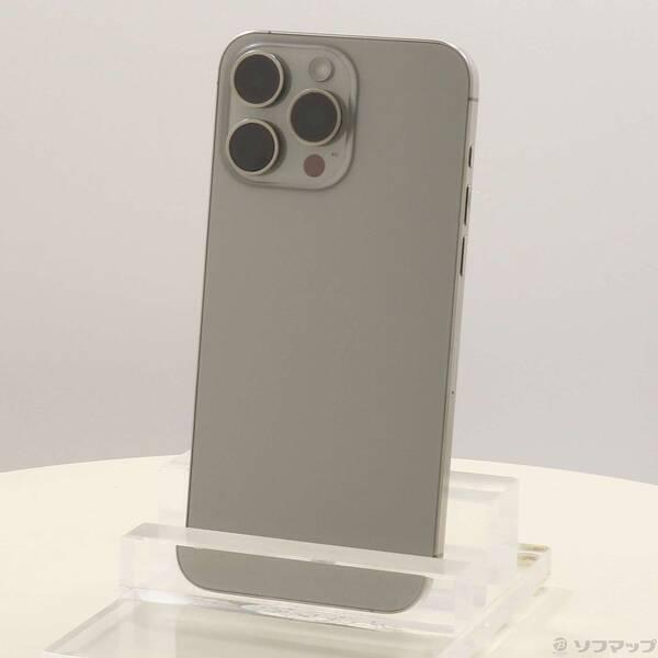 〔中古〕Apple(アップル) iPhone15 Pro Max 1TB ナチュラルチタニウム MU713J／A SIMフリー〔295-ud〕 | 