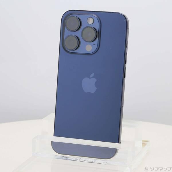 〔中古〕Apple(アップル) iPhone15 Pro 128GB ブルーチタニウム MTUA3J／A SIMフリー〔276-ud〕 | 