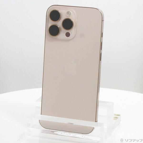 〔中古〕Apple(アップル) iPhone16 Pro Max 1TB デザートチタニウム MYWT3J／A SIMフリー〔377-ud〕 | 