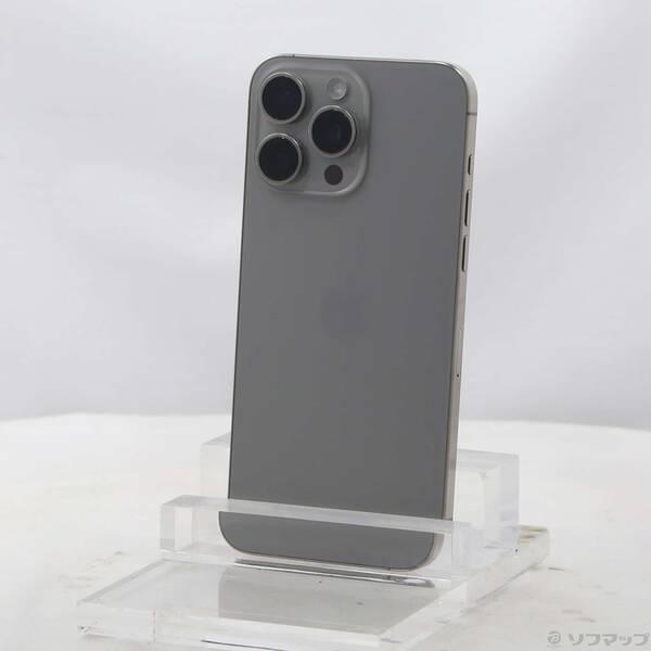〔中古〕Apple(アップル) iPhone15 Pro Max 512GB ナチュラルチタニウム MU6W3J／A SIMフリー〔377-ud〕 | 