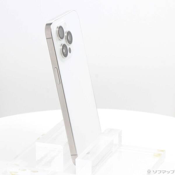 〔中古〕Apple(アップル) iPhone15 Pro Max 256GB ホワイトチタニウム MU6Q3J／A SIMフリー〔295-ud〕 |  | 03
