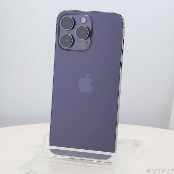〔中古〕Apple(アップル) iPhone14 Pro Max 128GB ディープパープル MQ993J／A SIMフリー〔258-ud〕 | 