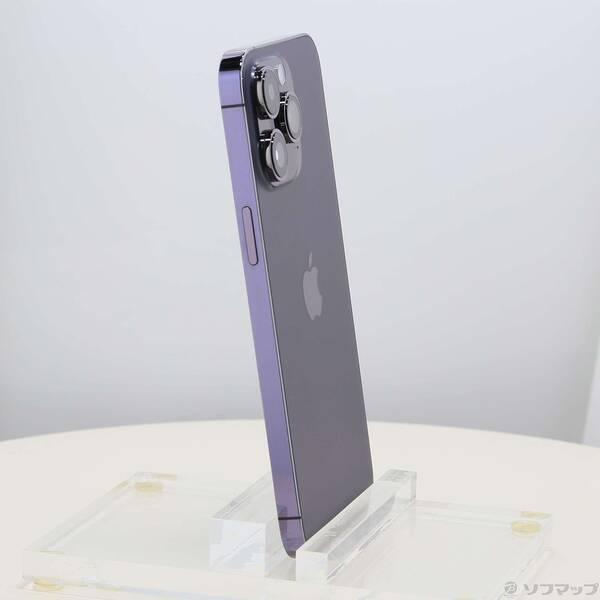 〔中古〕Apple(アップル) iPhone14 Pro Max 128GB ディープパープル MQ993J／A SIMフリー〔258-ud〕 |  | 03