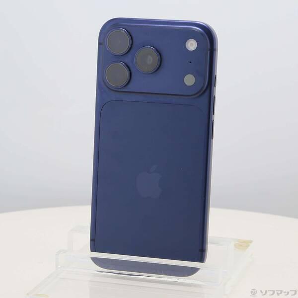 〔中古〕Apple(アップル) iPhone17 Pro 256GB ディープブルー MG874J／A SIMフリー〔269-ud〕 | 