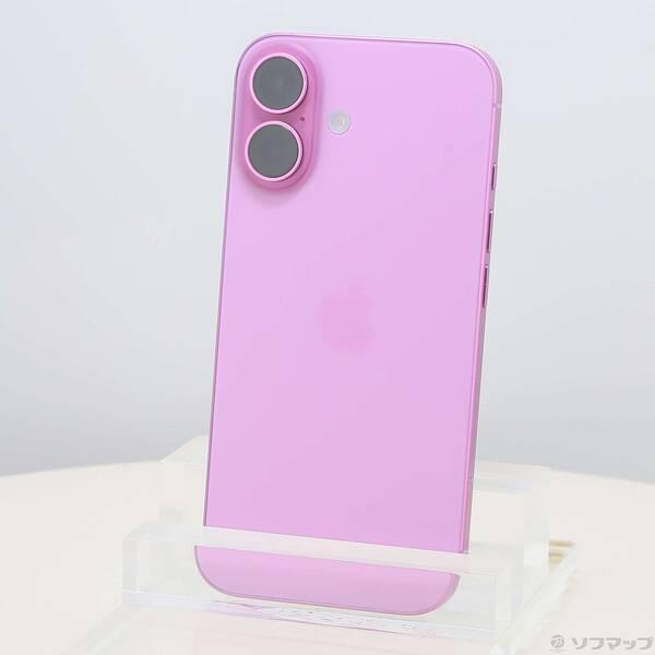 〔中古〕Apple(アップル) iPhone16 256GB ピンク MYDY3J／A SIMフリー〔262-ud〕 | 