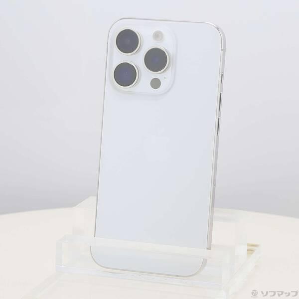 〔中古〕Apple(アップル) iPhone15 Pro 512GB ホワイトチタニウム MTUJ3J／A SIMフリー〔348-ud〕 | 
