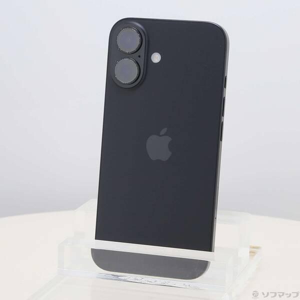 〔中古〕Apple(アップル) iPhone16 512GB ブラック MYE23J／A SIMフリー〔371-ud〕 | 