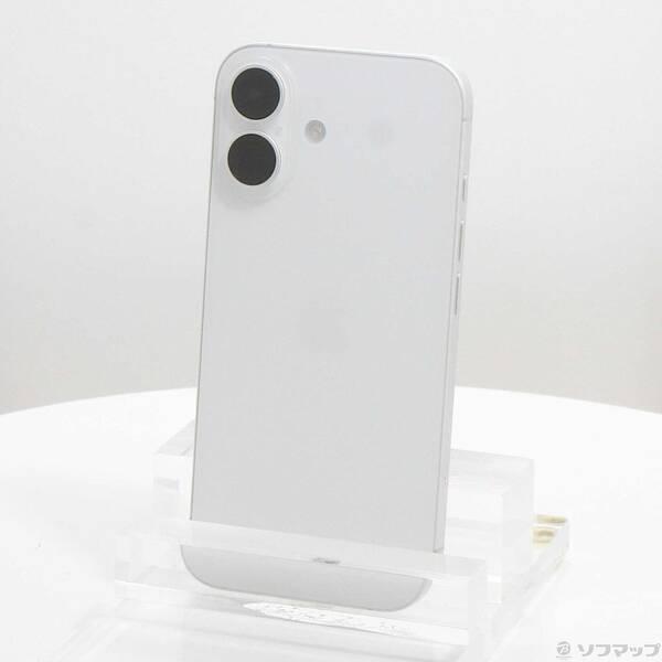 〔中古〕Apple(アップル) iPhone16 256GB ホワイト MYDX3J／A SIMフリー〔295-ud〕 | 