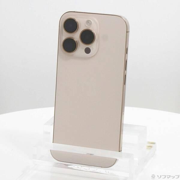 〔中古〕Apple(アップル) iPhone16 Pro 256GB デザートチタニウム MYN23J／A SIMフリー〔344-ud〕 | 