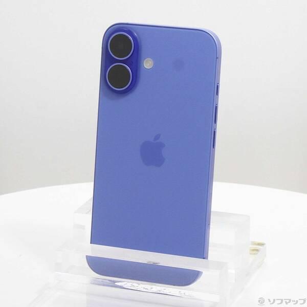 〔中古〕Apple(アップル) iPhone16 128GB ウルトラマリン MYDU3J／A SIMフリー〔349-ud〕 | 