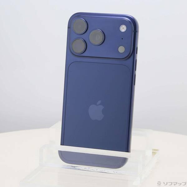 〔中古〕Apple(アップル) iPhone17 Pro 512GB ディープブルー MG8C4J／A SIMフリー〔305-ud〕 | 