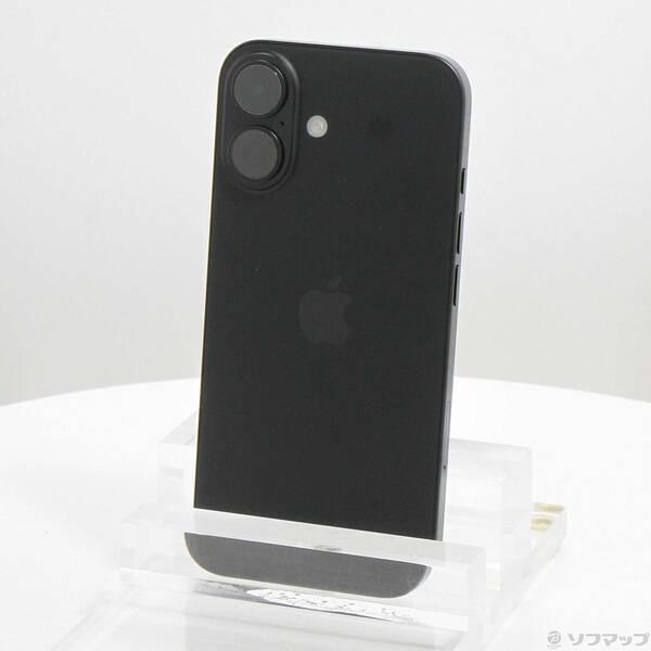 〔中古〕Apple(アップル) iPhone16 128GB ブラック MYDQ3J／A SIMフリー〔349-ud〕 | 