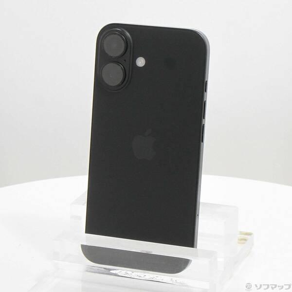 〔中古〕Apple(アップル) iPhone16 256GB ブラック MYDW3J／A SIMフリー〔349-ud〕 | 