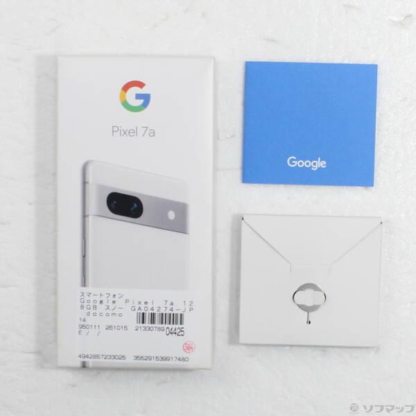〔中古〕GOOGLE(グーグル) Google Pixel 7a 128GB スノー GA04274-JP docomo SIMフリー〔377-ud〕 |  | 04