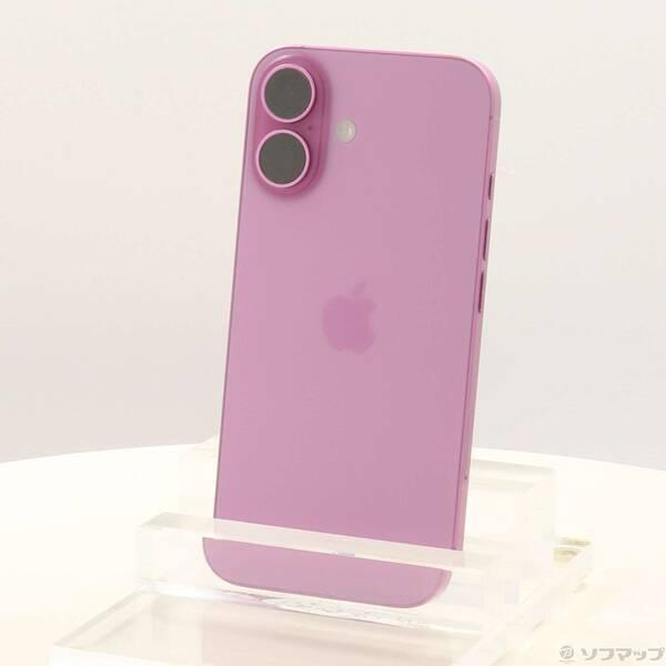 〔中古〕Apple(アップル) iPhone16 128GB ピンク MYDT3J／A SIMフリー〔251-ud〕 | 