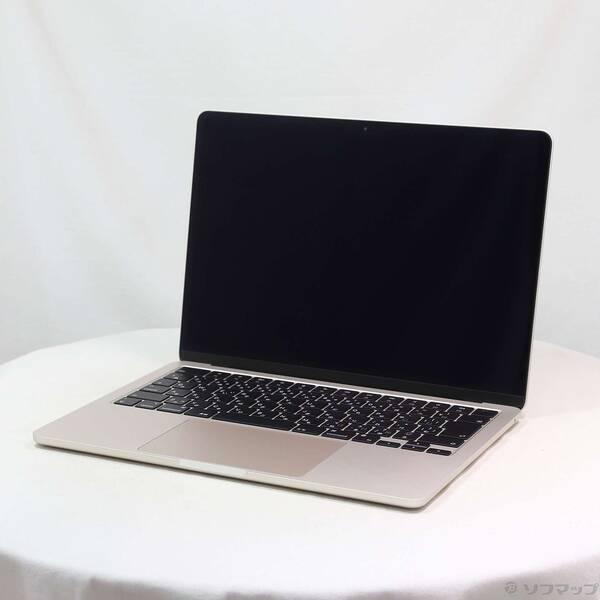〔中古〕Apple(アップル) MacBook Air 13.6-inch Mid-2022 MLY13J／A Apple M2 8コアCPU_8コアGPU 8GB SSD256GB スターライト 〔26.3 Tahoe〕〔258-ud〕 | 