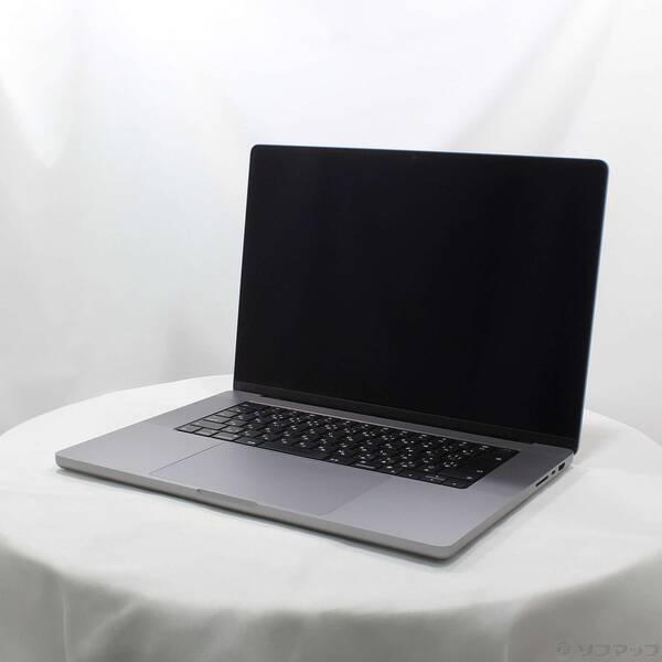 〔中古〕Apple(アップル) MacBook Pro 16.2-inch Late-2021 MK193J／A Apple M1 Pro 10コアCPU_16コアGPU 16GB SSD1TB スペースグレイ 〔26.3 Tahoe〕〔377-ud〕 | 