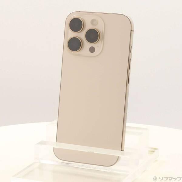 〔中古〕Apple(アップル) iPhone16 Pro 256GB デザートチタニウム MYN23J／A SIMフリー〔258-ud〕 | 
