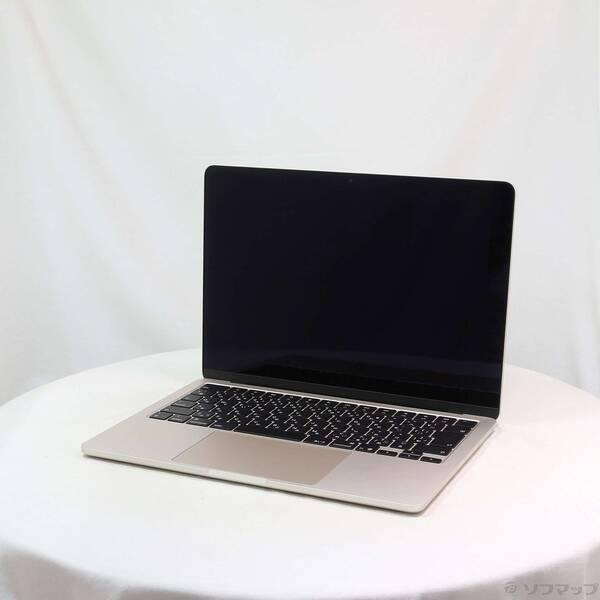 〔中古〕Apple(アップル) MacBook Air 13.6-inch Early-2025 MW0Y3J／A Apple M4 10コアCPU_8コアGPU 16GB SSD256GB スターライト 〔26.3 Tahoe〕〔258-ud〕 | 