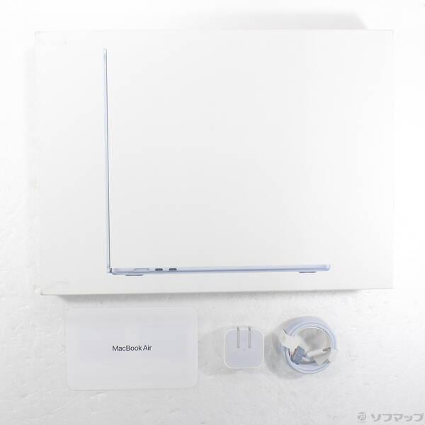〔中古〕Apple(アップル) MacBook Air 15.3-inch Early-2026 MDVU4J／A Apple M5 10コアCPU_10コアGPU 24GB SSD1TB スカイブルー 〔26.3 Tahoe〕〔262-ud〕 |  | 04