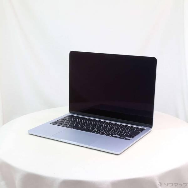 〔中古〕Apple(アップル) MacBook Air 13.6-inch Early-2026 MDHK4J／A Apple M5 10コアCPU_10コアGPU 24GB SSD512GB スカイブルー 〔26.3 Tahoe〕〔269-ud〕 | 
