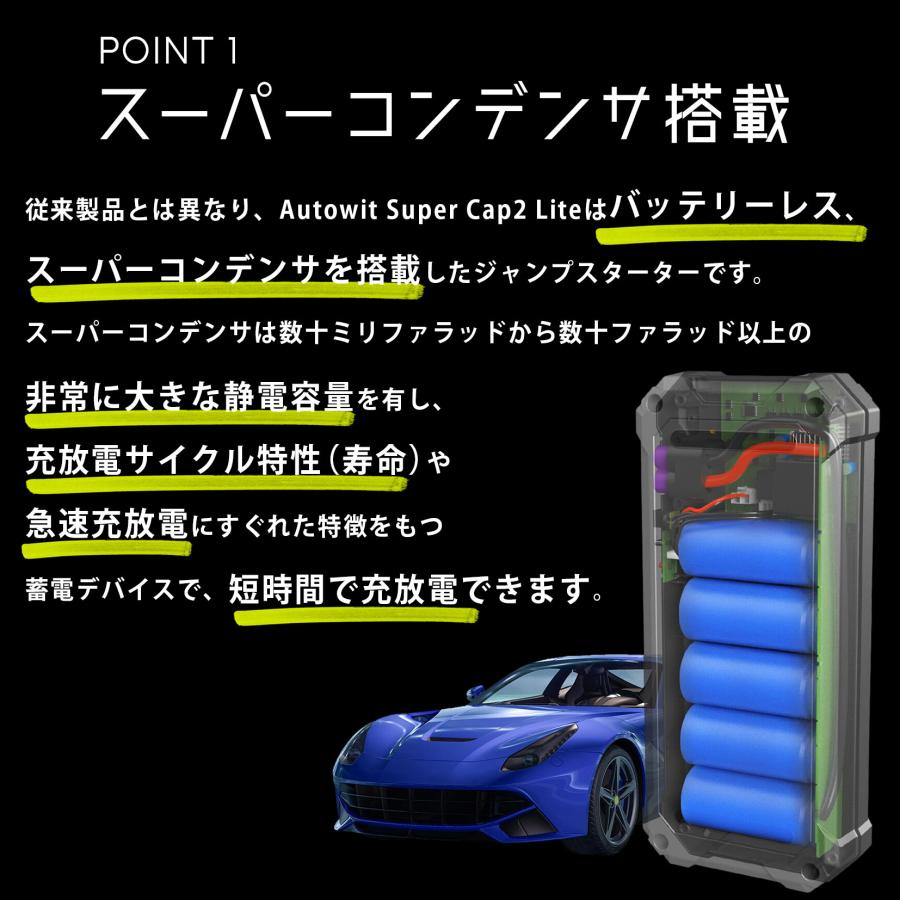 NEW】 Autowit SuperCap2 / オートウィット 12v車専用 ジャンプ